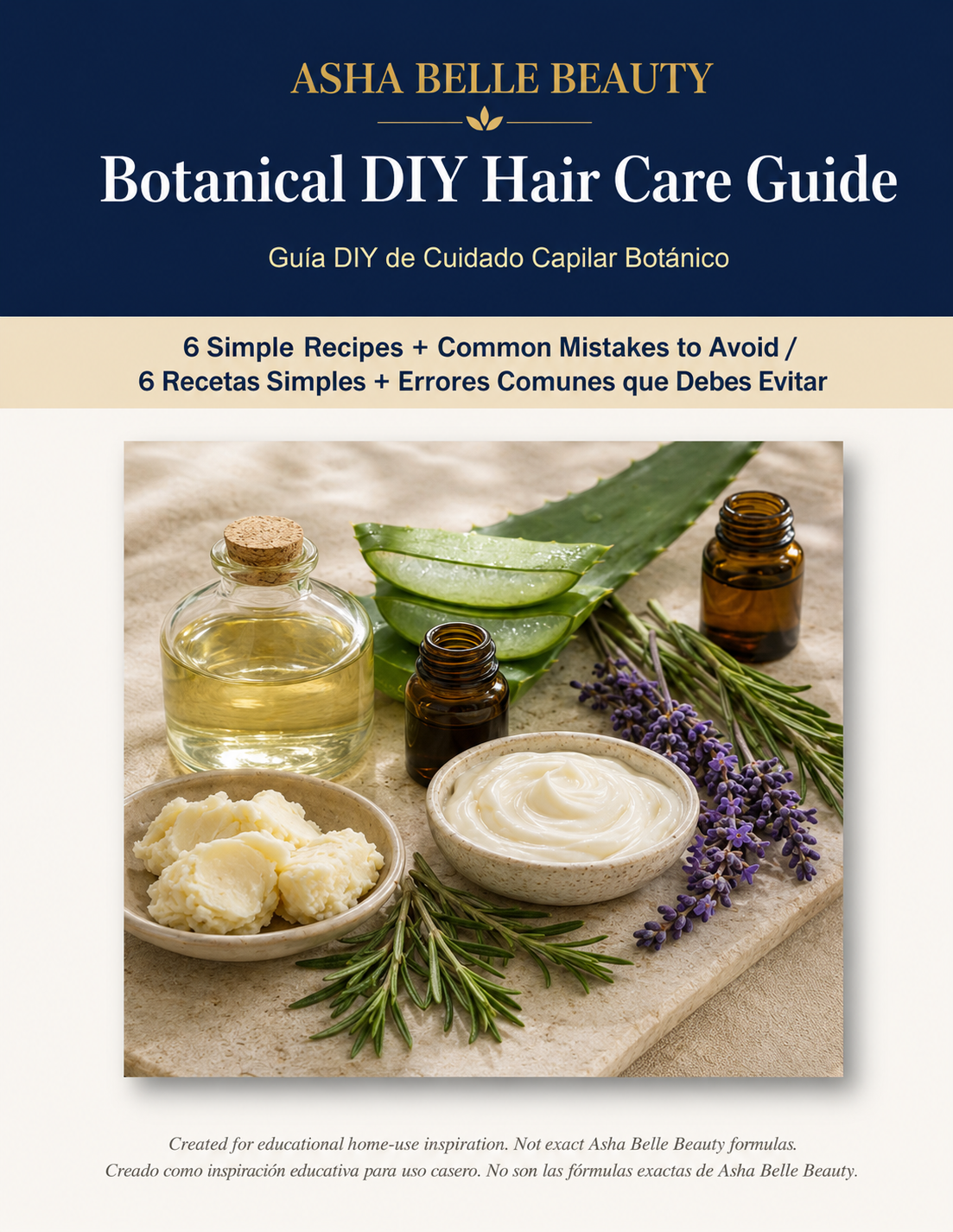 Botanical DIY Hair Care Guide | Guía DIY de Cuidado Capilar Botánico