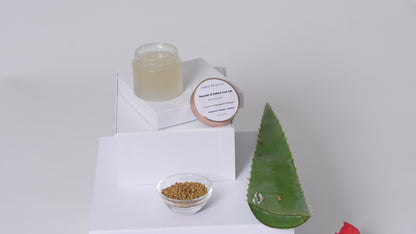 Asha Belle Beauty Nourish & Define Curl Gel for hydration, definition and frizz control